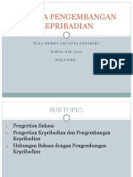 Bahasa Pengembangan Kepribadian