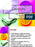 ELASTICITY