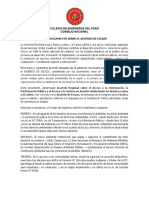 Pronu Cip Sobre Acuerdo de Escazu PDF