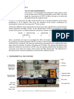 Chee3005: Experiment 1 1. Aim and Objectives of The Experiment