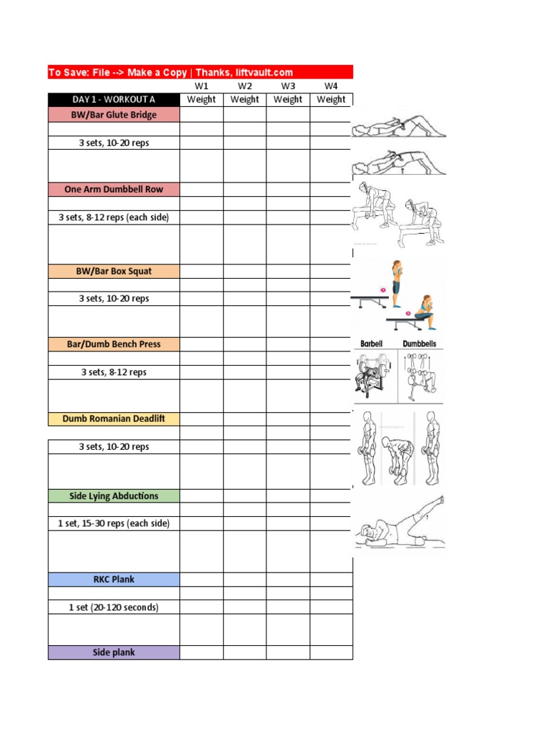 Strong Curves Workout Plan Overview | PDF | Kettlebell | Hobbies