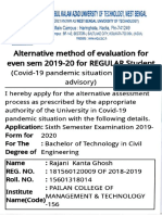 Alternative Method of Evaluation For: Lija Ij Mo Ij WF F F F