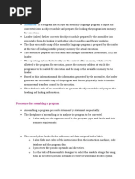 Assembler:: Procedure For Assembling A Program