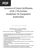 Caste Certificate Rights for Migrants | PDF | Supreme Court Of India ...