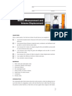 Metric Measurement and Volume Displacement Lab Activity