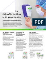Reducing The Risk of Infection Is in Your Hands.: Clean Hands. Protected Patients