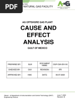 Cause and Effect Analysis: Compressed Natural Gas Facility