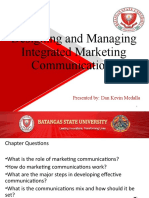 Designing and Managing Integrated Marketing Communications: Presented By: Dan Kevin Medalla