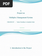 Presentation - Multiplex Management System