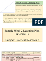 Sample Week 2 Learning Plan in Grade 12 4