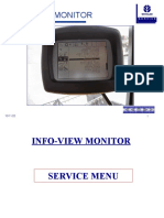 Infoview Monitor Service & Diagnostic Menu Guide