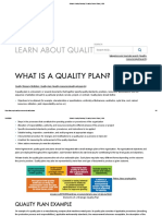 What Is Quality Planning - Quality Control Plans - ASQ