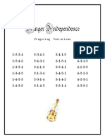 Finger Independence PDF
