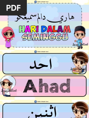 Hari Dalam Seminggu Jawi Pdf