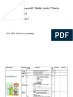 0 Planificare Calendaristica Integrata Clasa Pregatitoare 20182019