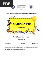 CARPENTRY 9 - Q1 - W2 - Mod2 PDF