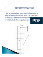 Eccentrically Loaded Bolted Connections Design