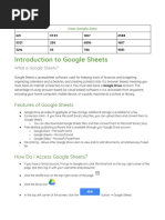 CC Google Sheets PDF