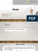 Volume Molar Gas O2