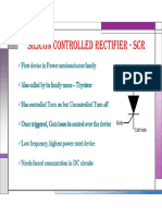 Silicon Controlled Rectifier - SCR