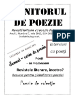 Monitorul de Poezie Revista Foileton Cu PDF