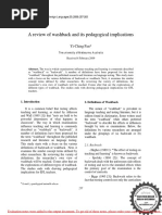 A Review of Washback and Its Pedagogical Implications PDF