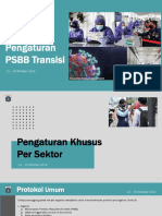 Pengaturan PSBB Transisi DKI Jakarta 12-25 Oktober 2020