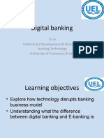Lecture 1 - Digital Banking