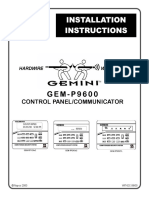 Installation Instructions: G E M - P 9 6 0 0