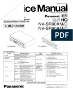 Panasonic Nv-Sr80am Nv-Sr90am SM