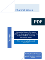 Mechanical Waves Notes
