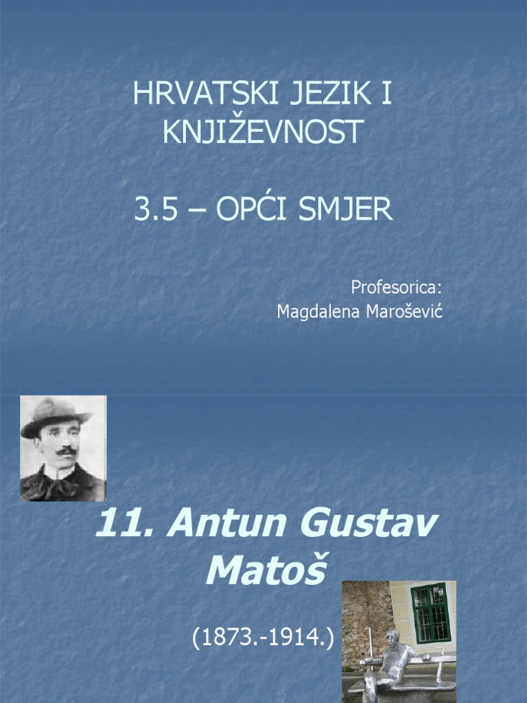 Antun Gustav Matoš | PDF