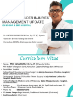 Management Update: Knee & Shoulder Injuries