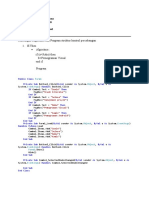 Rancangan Algoritma Dan Program Struktur Kontrol Percabangan 1. If-Then Algoritma: If (A Rabu) Then B Pemograman Visual End If Program