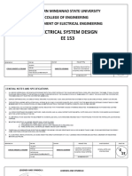 Western Mindanao State University Electrical System Design