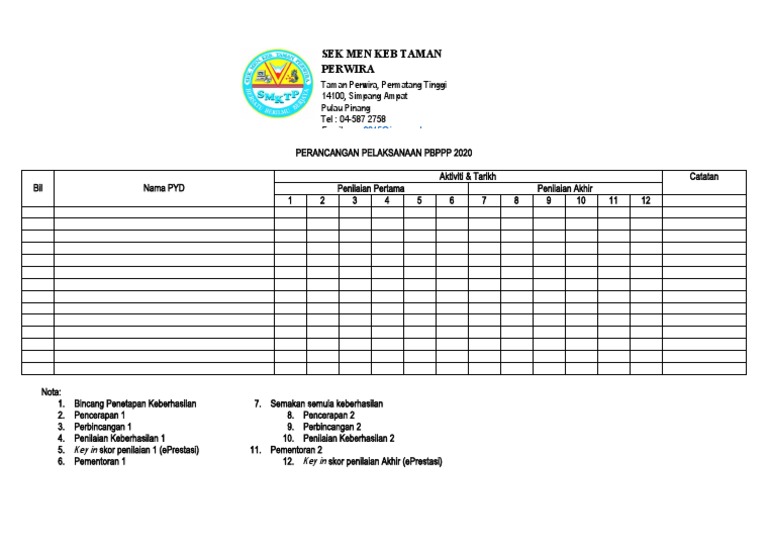 Borang Cadangan Penjajaran Masa | PDF