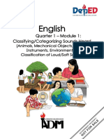 English: Quarter 1 - Module 1