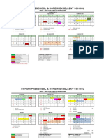 Doremi Preschool & Doremi Excellent School: 2020 - 2021 Kalender Akademik