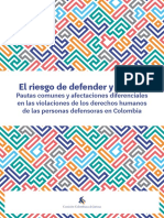 Informe El Riesgo de Defender y Liderar - 7oct20