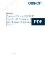 Configure Omron NX Eic202 Ethernet/Ip Coupler For Use With Rockwell Automation Plcs