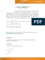 Taller Álgebra de Matrices