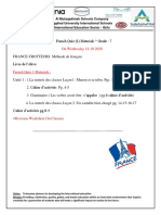 French Quiz 1 Material Grade 7