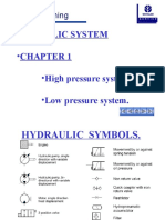 Service Training: - Hydraulic System - Chapter 1 - High Pressure System. - Low Pressure System