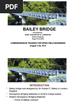 Bailey Bridge Construction Training Guide | PDF | Bridge | Truss