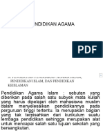 PENDIDIKAN AGAMA