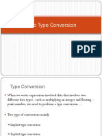 1.3b Type Conversion