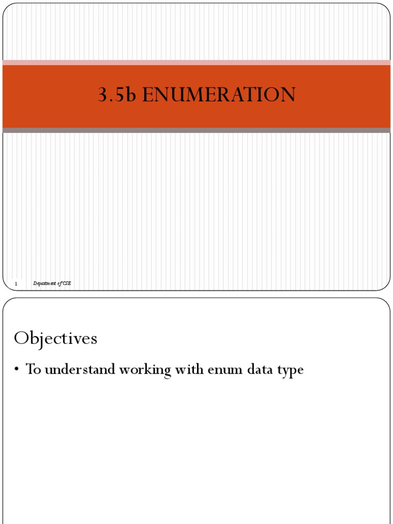 Understanding Enum Data Type in C | PDF