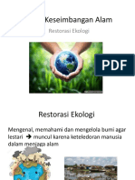 Sistem Keseimbangan Alam - Restorasi Ekologi