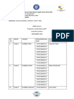 Orar SDS SEPTEMBRIE 2020 Prescolar Si Primar