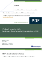 Beck, Hanno T. Continuum-Based Semantic Generalizations. 